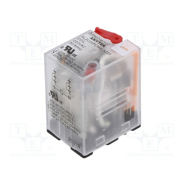 AMPHENOL ANYTEK Relay: electromagnetic industrial; 220VAC