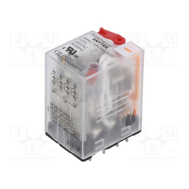 AMPHENOL ANYTEK Relay: electromagnetic industrial; 220VAC
