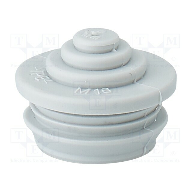 Grommet; elastomer thermoplastic TPE; grey; -25÷35°C