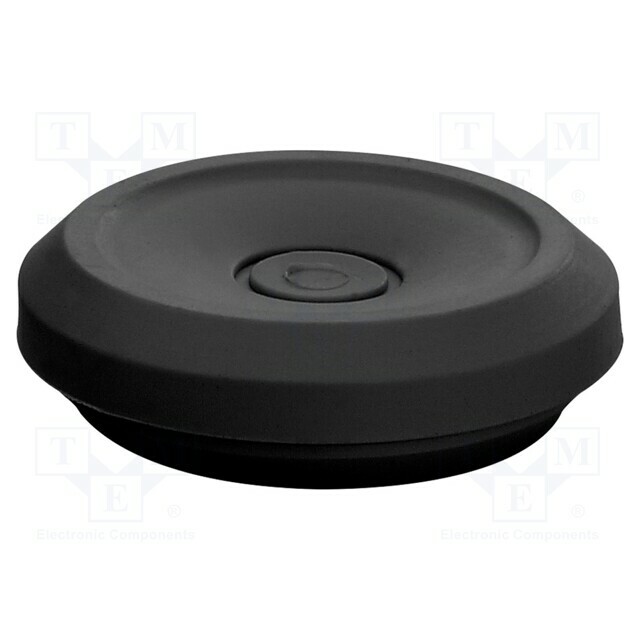 Grommet; elastomer thermoplastic TPE; black; -25÷35°C