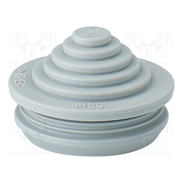 Grommet; elastomer thermoplastic TPE; grey; -25÷35°C
