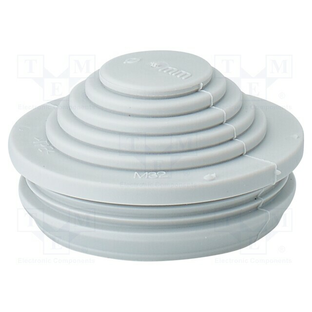 Grommet; elastomer thermoplastic TPE; grey; -25÷35°C