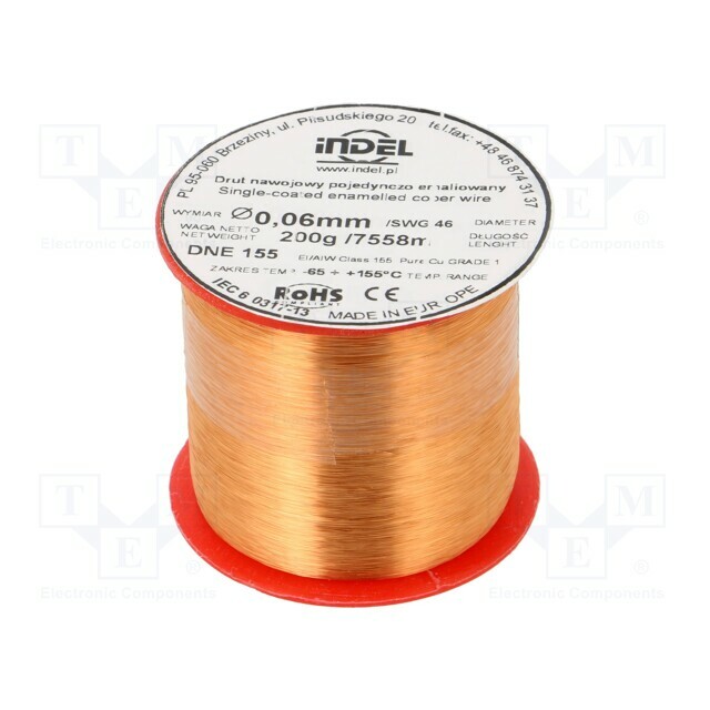 INDEL Coil wire; single coated enamelled