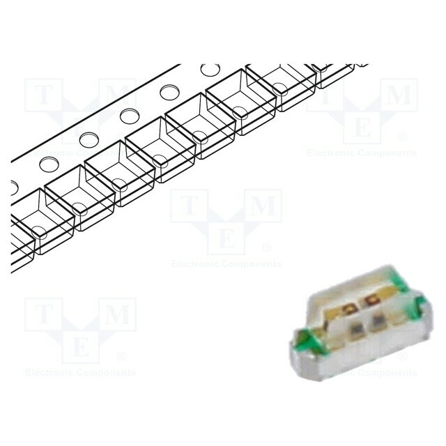 KINGBRIGHT ELECTRONIC LED; red/yellow; SMD; 40÷100mcd