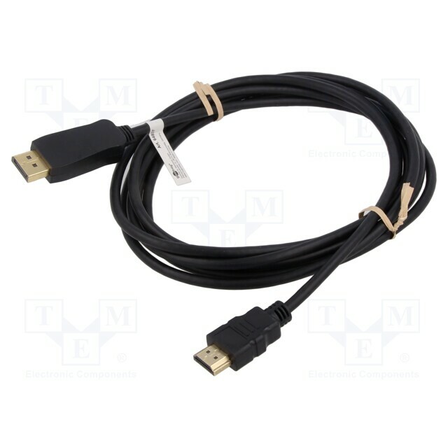 Cable; DisplayPort plug,HDMI plug; 4K