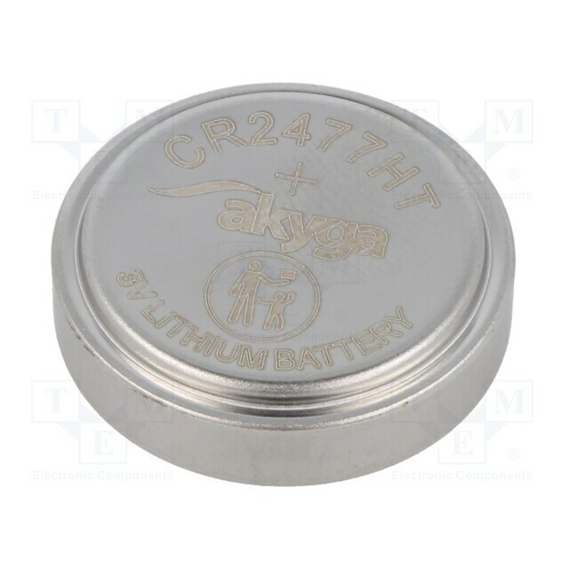 AKYGA BATTERY Battery: lithium; coin; CR2477
