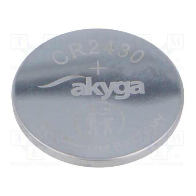 AKYGA BATTERY Battery: lithium; coin; CR2430
