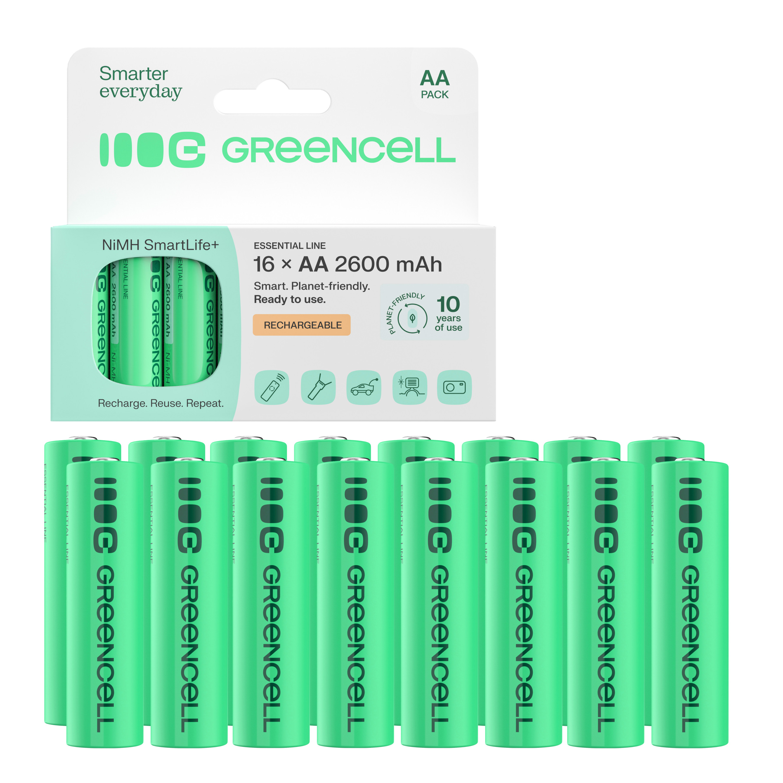 Green Cell 4x AA HR6 2600mAh