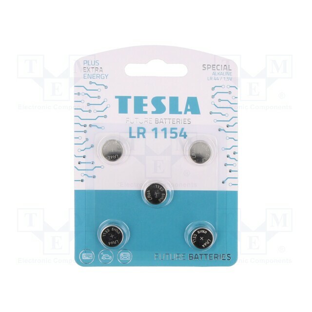 TESLA BATTERIES Battery: alkaline; coin; LR43