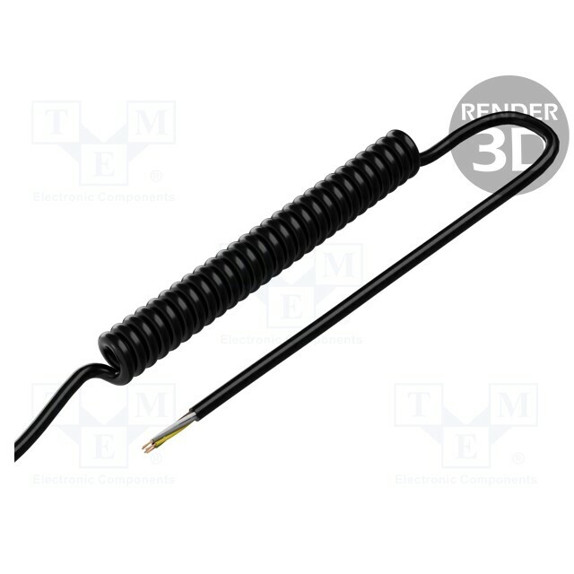 SIMECH Wire: coiled; 5x0.15mm2; unshielded