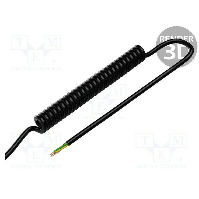 SIMECH Wire: coiled; 4x0.5mm2; unshielded