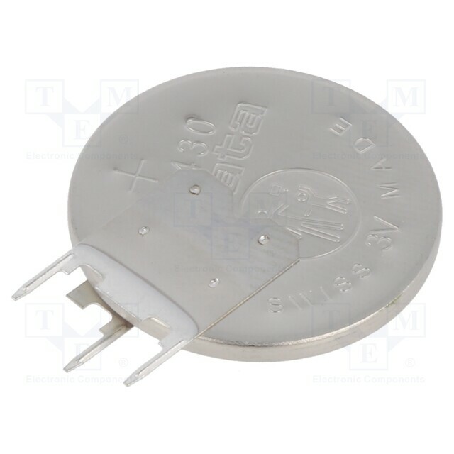 Battery: lithium; coin; CR2430; 3V; 285mAh
