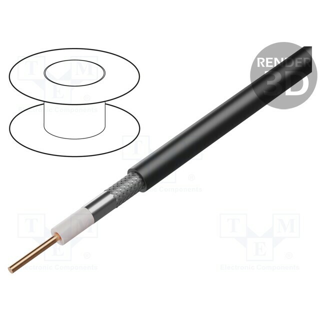 SIVACAVI Wire: coaxial; HF240; wire; Cu