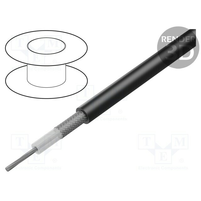 SIVACAVI Wire: coaxial; RG58CK; stranded; Cu