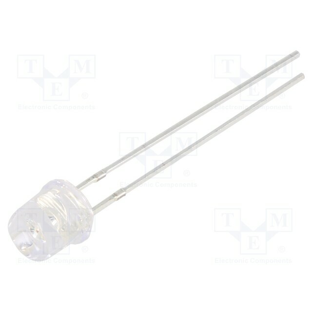 OPTOSUPPLY LED; orange; 5mm; 68÷100mcd; 140°
