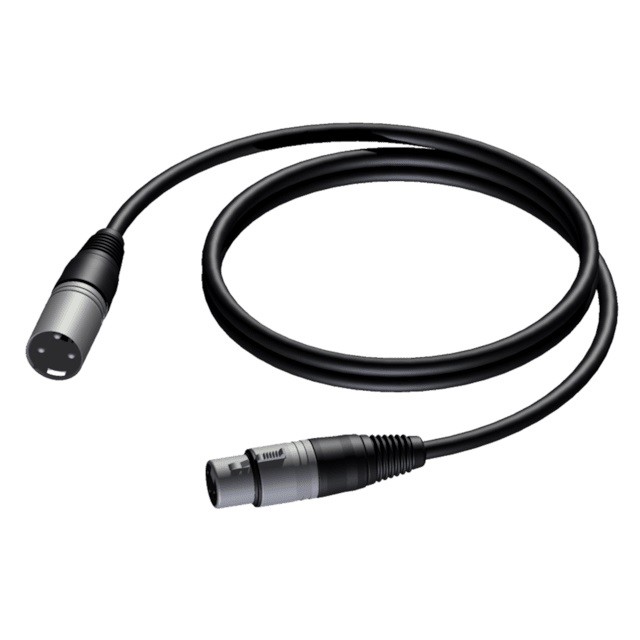 PROCAB CABLE XLR MALE-XLR FEMALE 5
