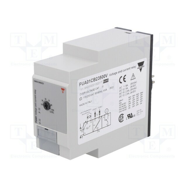 CARLO GAVAZZI Voltage monitoring relay; 115/230VAC