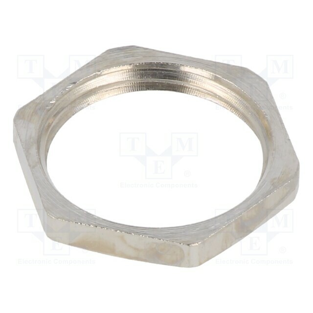 TE CONNECTIVITY Nut; PG11; brass; 21mm