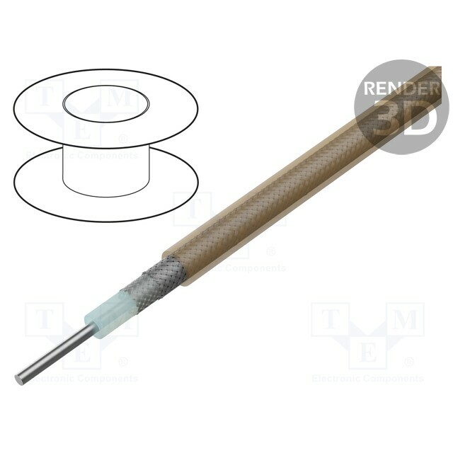 TELEGARTNER Wire: coaxial; RG142; wire; CCS
