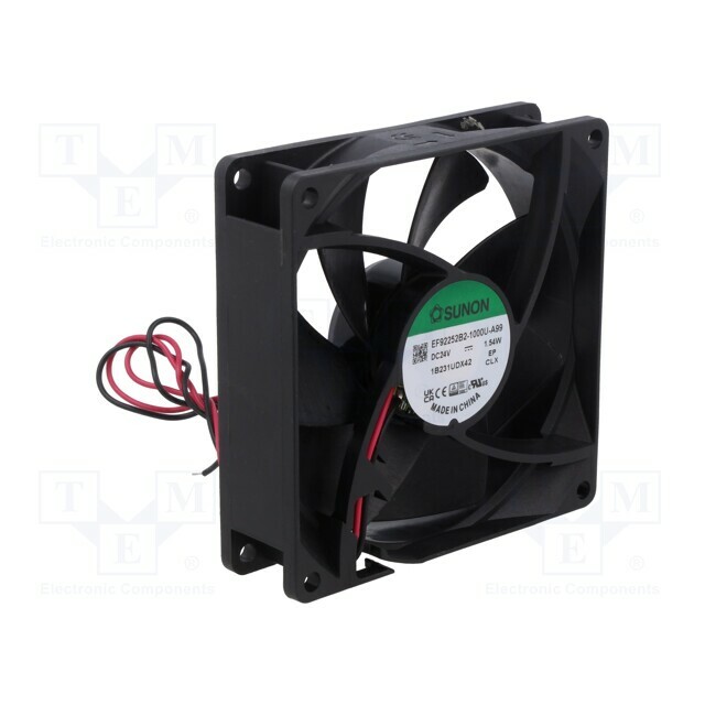 SUNON Fan: DC; 92x92x25mm; axial; 24VDC