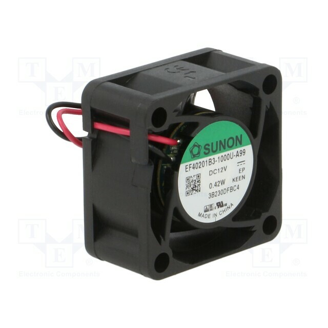SUNON Fan: DC; 40x40x20mm; axial; 12VDC