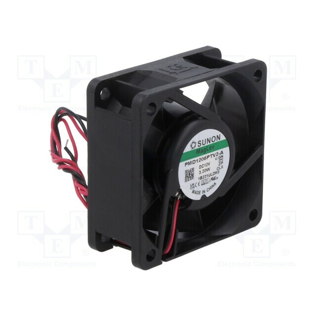 SUNON Fan: DC; 60x60x25mm; axial; 12VDC