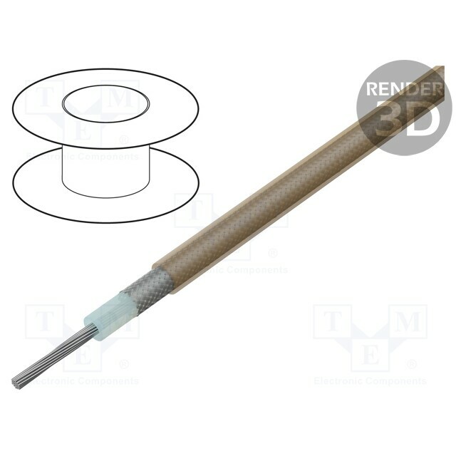 TELEGARTNER Wire: coaxial; RG178; stranded; CCS