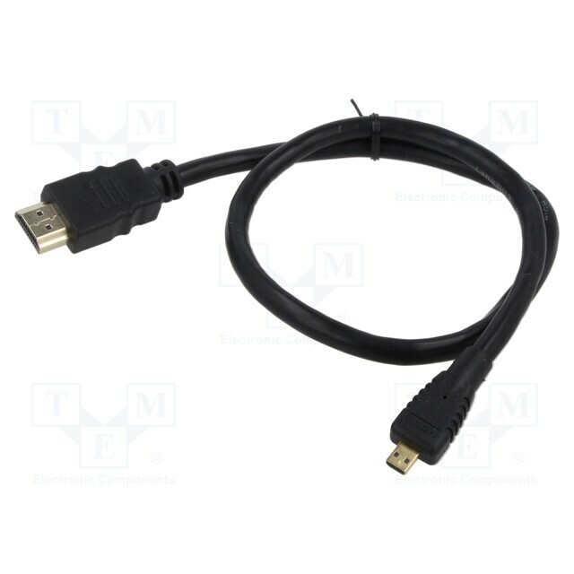 SAVIO Cable; HDMI plug,micro HDMI