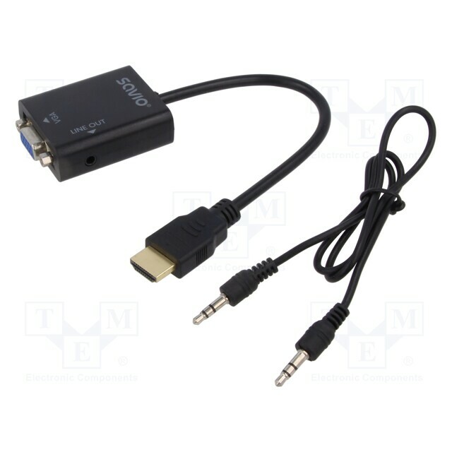 SAVIO Converter; D-Sub 15pin HD socket
