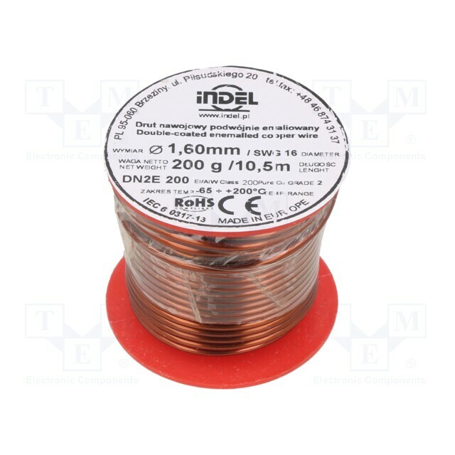 INDEL Coil wire; double coated enamelled