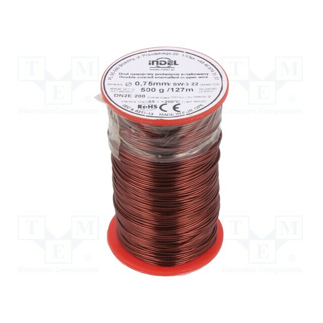 INDEL Coil wire; double coated enamelled