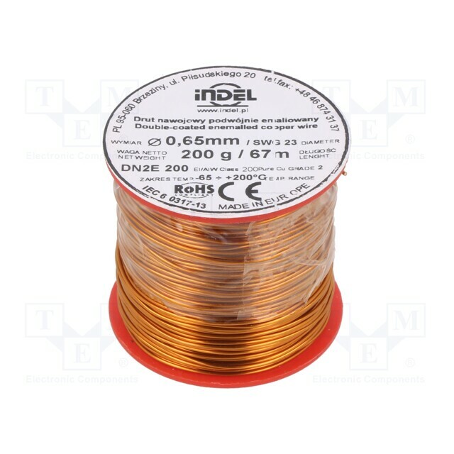 INDEL Coil wire; double coated enamelled