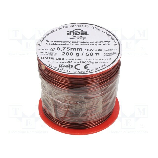 INDEL Coil wire; double coated enamelled