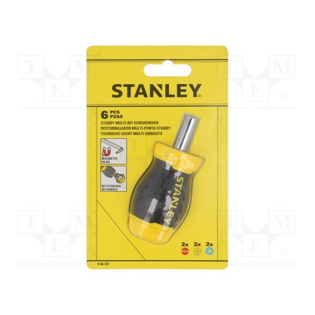 STANLEY Screwdriver: universal-set; 7pcs. | STL-0-66-357