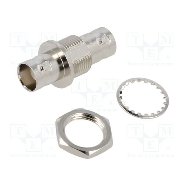 AMPHENOL RF Adapter; BNC female,both