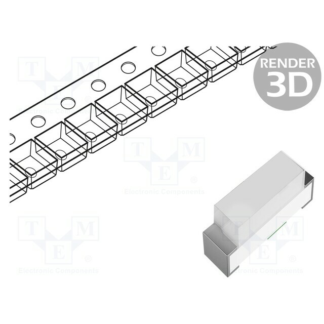 KINGBRIGHT ELECTRONIC LED; green/yellow; SMD; 8÷40mcd