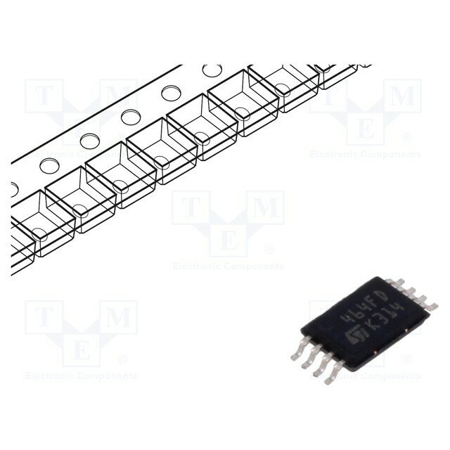 STMICROELECTRONICS IC: EEPROM memory; 64kbEEPROM; I2C