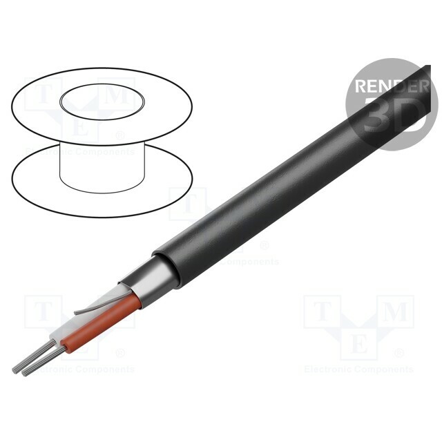 TASKER Wire: microphone cable; 2x0.35mm2