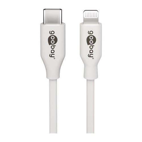 Goobay Lightning-kabel 2m hvid MFi |