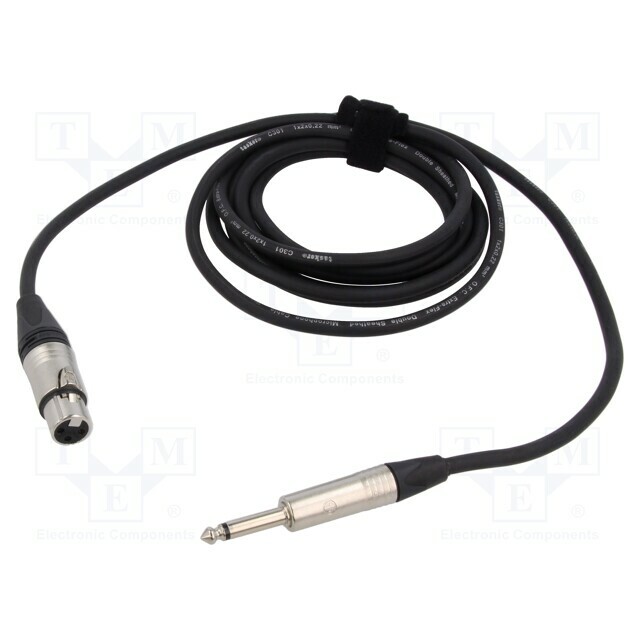 TASKER Cable; Jack 6,3mm 2pin