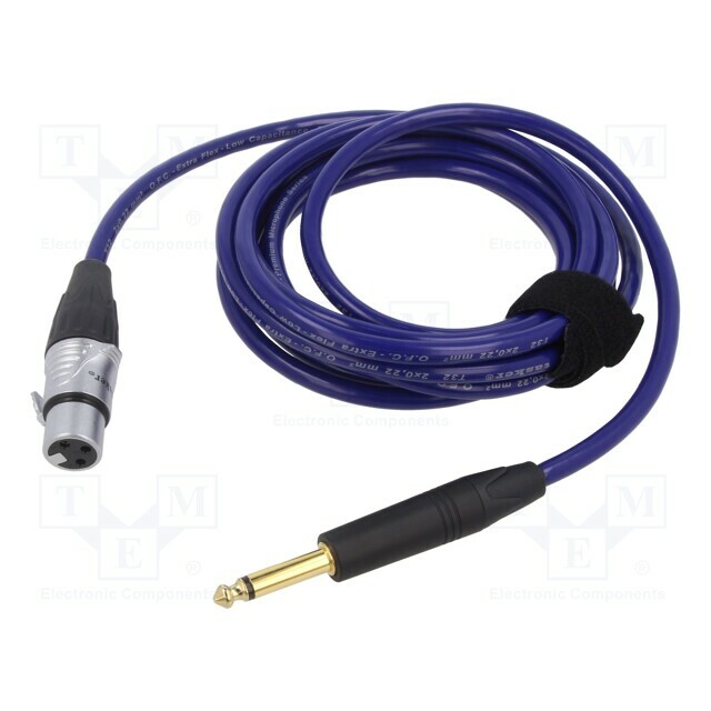 TASKER Cable; Jack 6,3mm 2pin