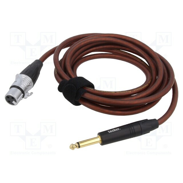 TASKER Cable; Jack 6,3mm 2pin