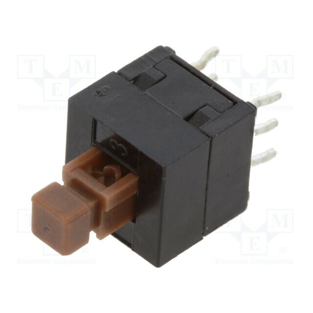 E-SWITCH Switch: push-button; Pos: 2; DPDT