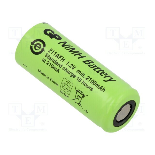 Re-battery: Ni-MH; 4/5A; 2100mAh; 1.2V