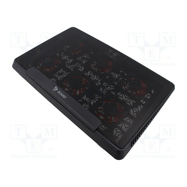 SAVIO Notebook cooling stand; black; USB