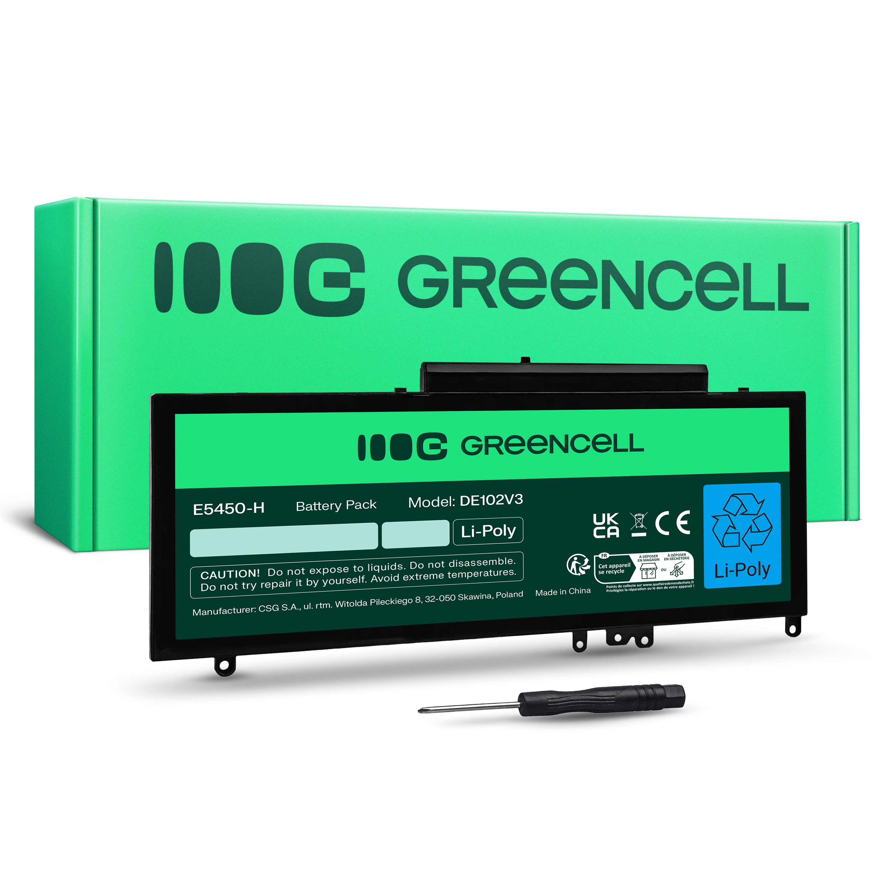 Green Cell Battery G5M10 0WYJC2 for