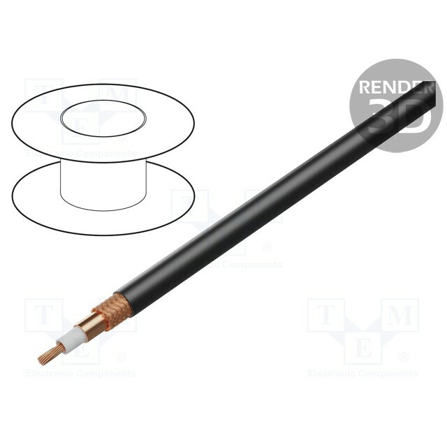 TASKER Wire: coaxial; stranded; Cu; LSZH