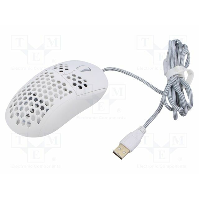 SAVIO Mouse; white,red; USB A