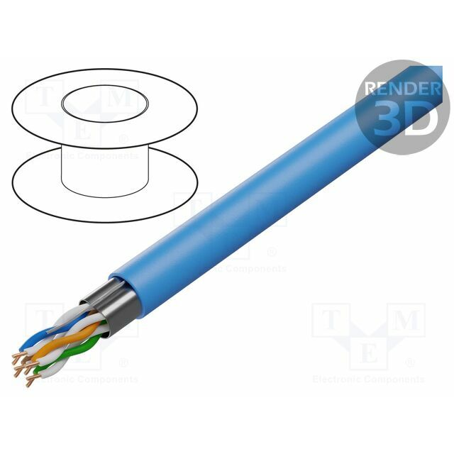 BELDEN Wire; F/UTP; 4x2x24AWG; industrial Ethernet
