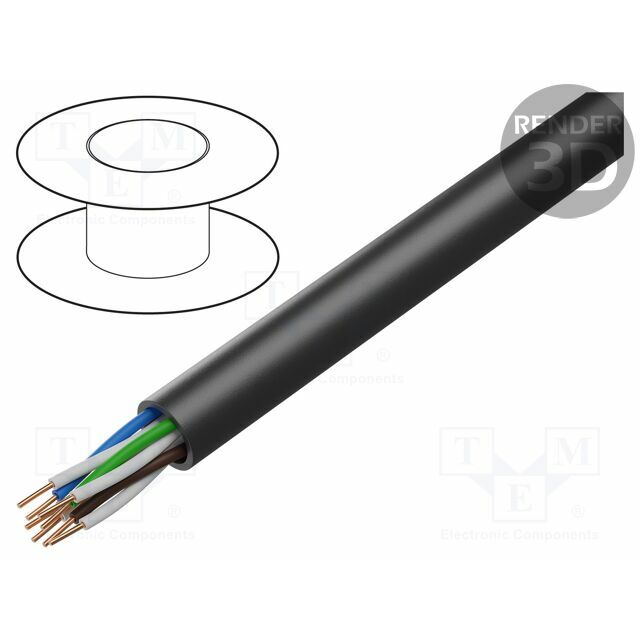 BELDEN Wire; U/UTP; 4x2x23AWG; industrial Ethernet